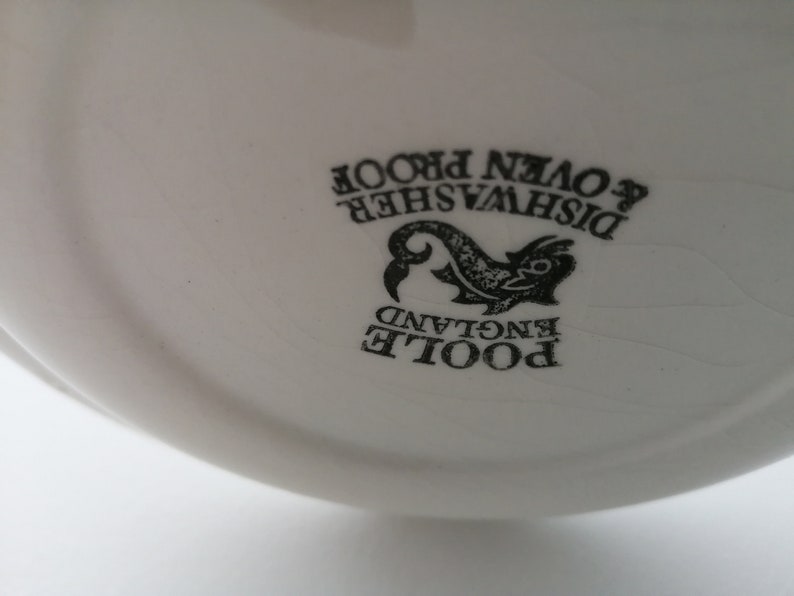 Made from vintage Poole Pottery Compact Choisya tea cup and saucer. Lovely ceramic indoor or outdoor tea cup hanging basketplanter