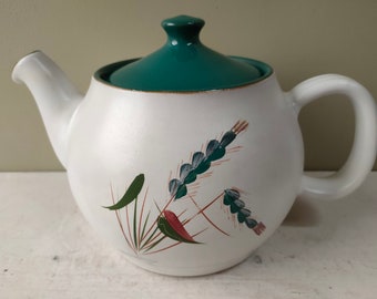 C4 Pottery Denby Greenwheat hand painted plate bowl teapot cup saucer jug 1D5A 