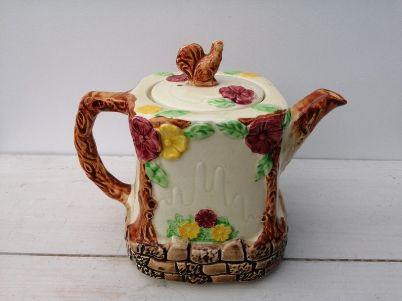 Beautiful 1935 Wade Heath 'squirrel' Teapot. Vintage Etsy