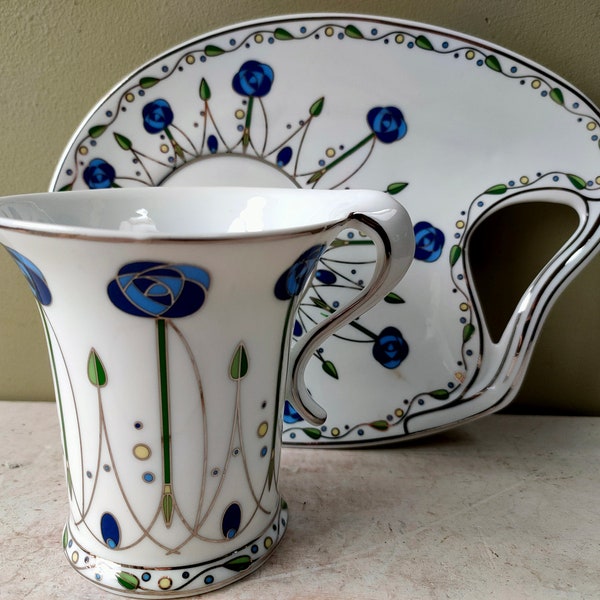 The Leonardo Collection - Kaffee Becher / Tasse - Rosen / Rose