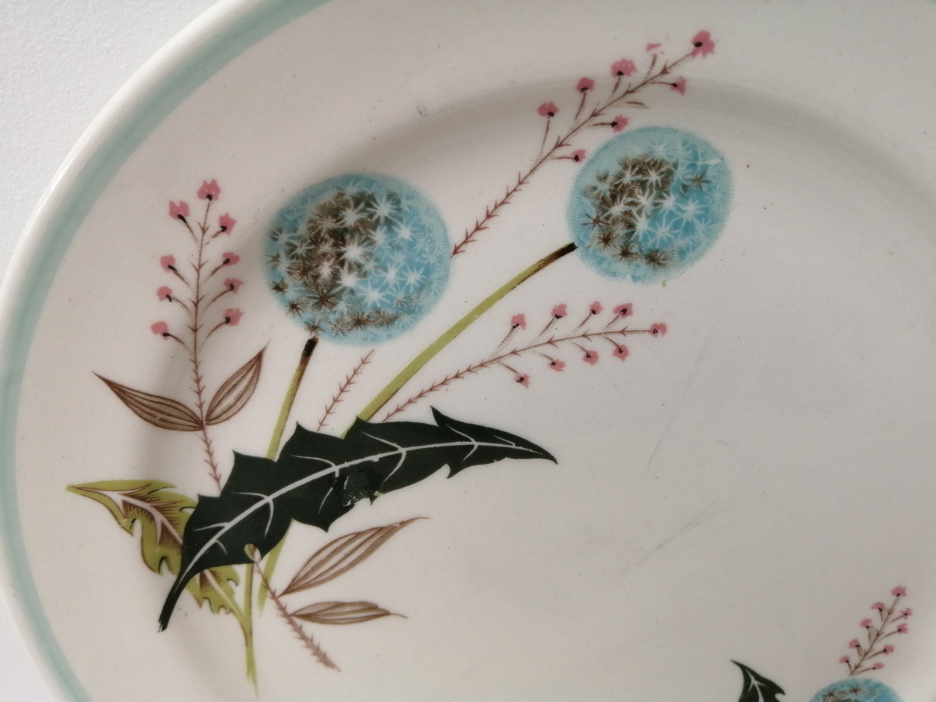 Grindley Pottery trio with rare Dorchester Dandelion Etsy