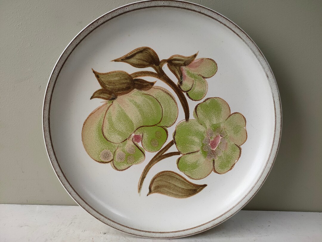 Stunning Large Dinner Plate Made From Denby Stoneware in troubadour