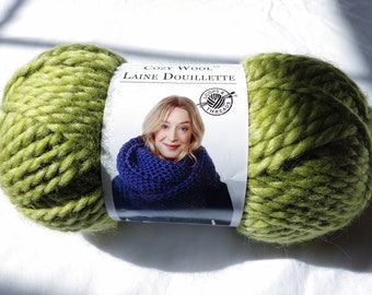 1 Skein Sweet Grass Loops /& Threads Cozy Wool Super Bulky Wool//Acrylic Yarn