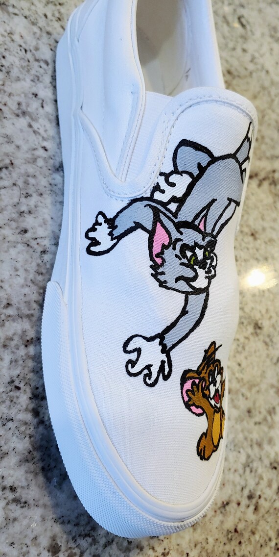 Cartoon Styled Custom Vans 