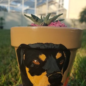 Personalized Pet Portrait Pot Planter