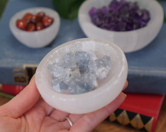 Selenite Bowl ~ 3 in