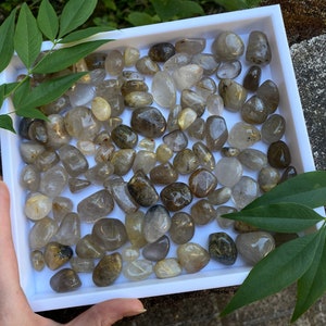 Rutilated Quartz Tumbled Polished Crystal