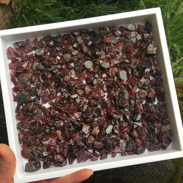 Red Garnet, Rough Crystals