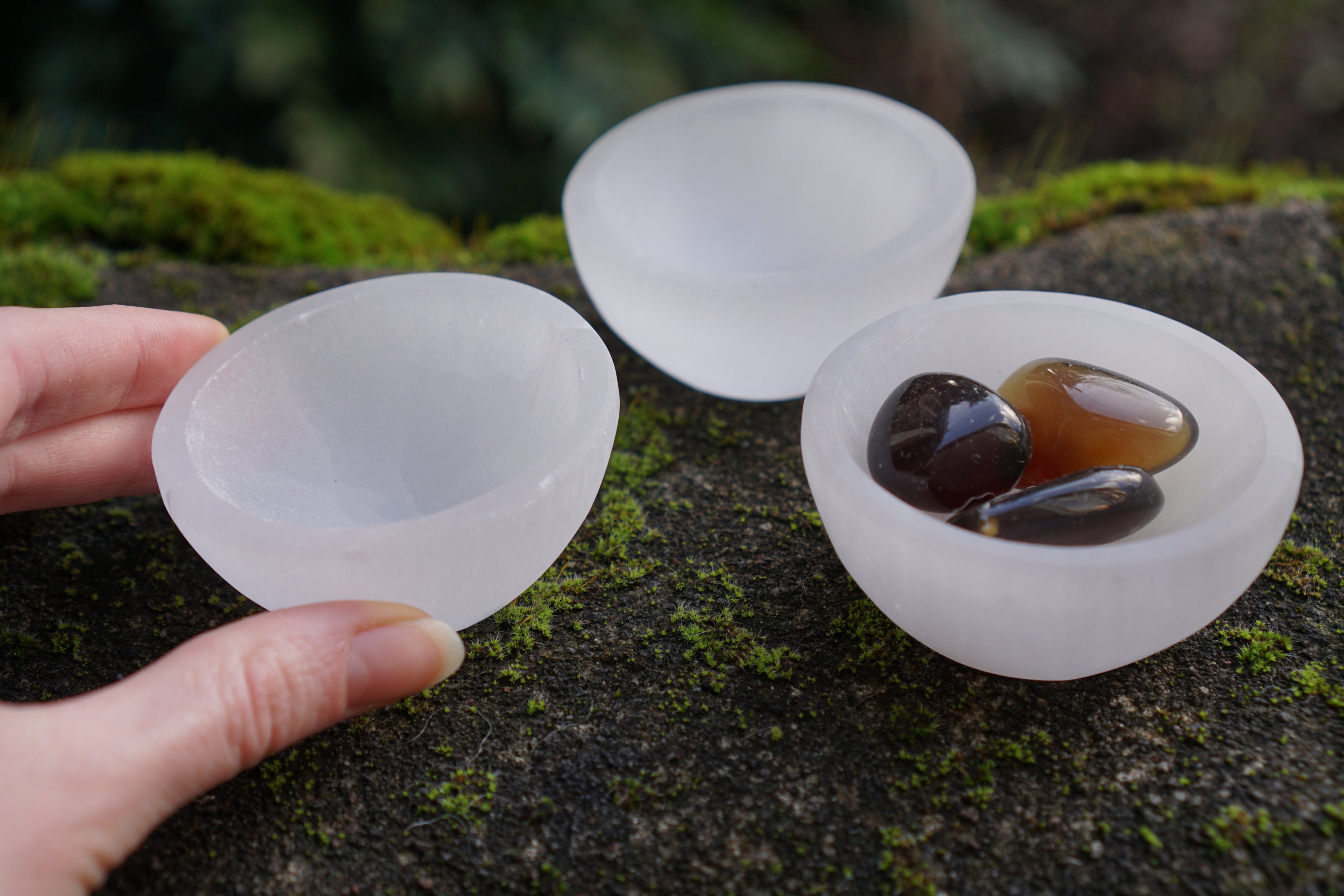 Selenite Bowl, Small Charging Bowl ~ 2 - 2.5 "  *US Free Shippin…