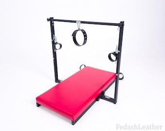 Banco de azotes tipo U, muebles de bondage para adultos, mesa de shibari gigante, muebles íntimos hechos a mano para parejas