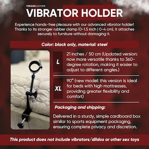 Dildo Mount and Vibrator Stand, Sex Toys Holder for Vibrator image 8