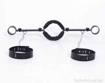 Barra divaricatrice in acciaio, bondage per gambe, accessorio di contenimento, regalo di anniversario