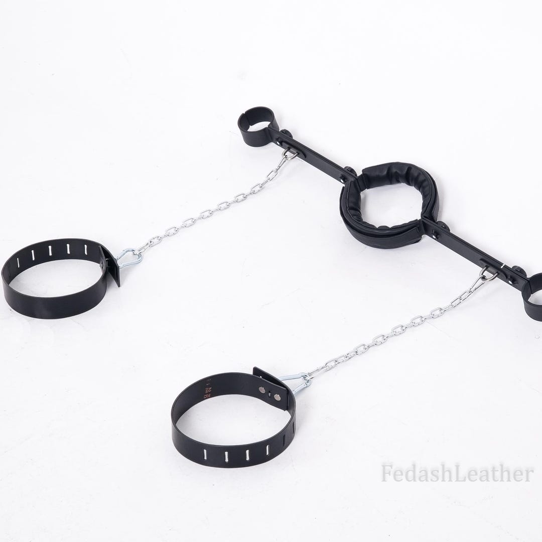 Adjustable Steel Spreader Bar With Padded Ankle Straps, Bondage Leg ...