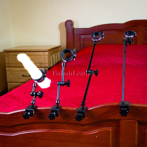 sex toy stand Bed Vibrator Stand, Metal Vibrator Holder and Dildo Stand for Bed, Hands  Free Sex Toy Mount for Mature Play