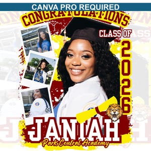 Maroon & Gold Graduation 2026 T-Shirt Template for Family (Canva PRO Required) (Digital Download)