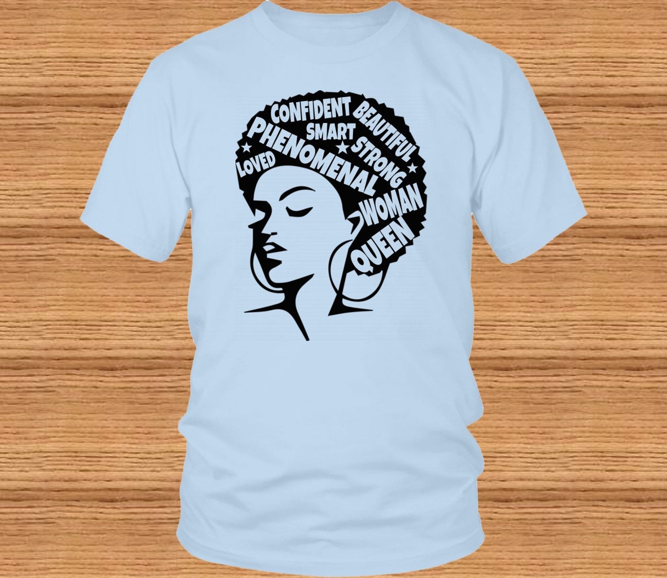Phenomenal Woman Afro Woman T-Shirt Africa T-Shirts | Etsy