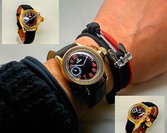 Switzerland Omega wristwatch antique 10s mechanical 15 jewel gilt. Serviced and running great!