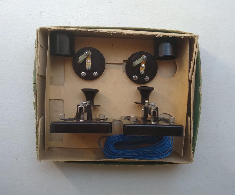 Soviet Military Vintage 60s Toy Morse Code, Telegraph Keys Russian Game ...