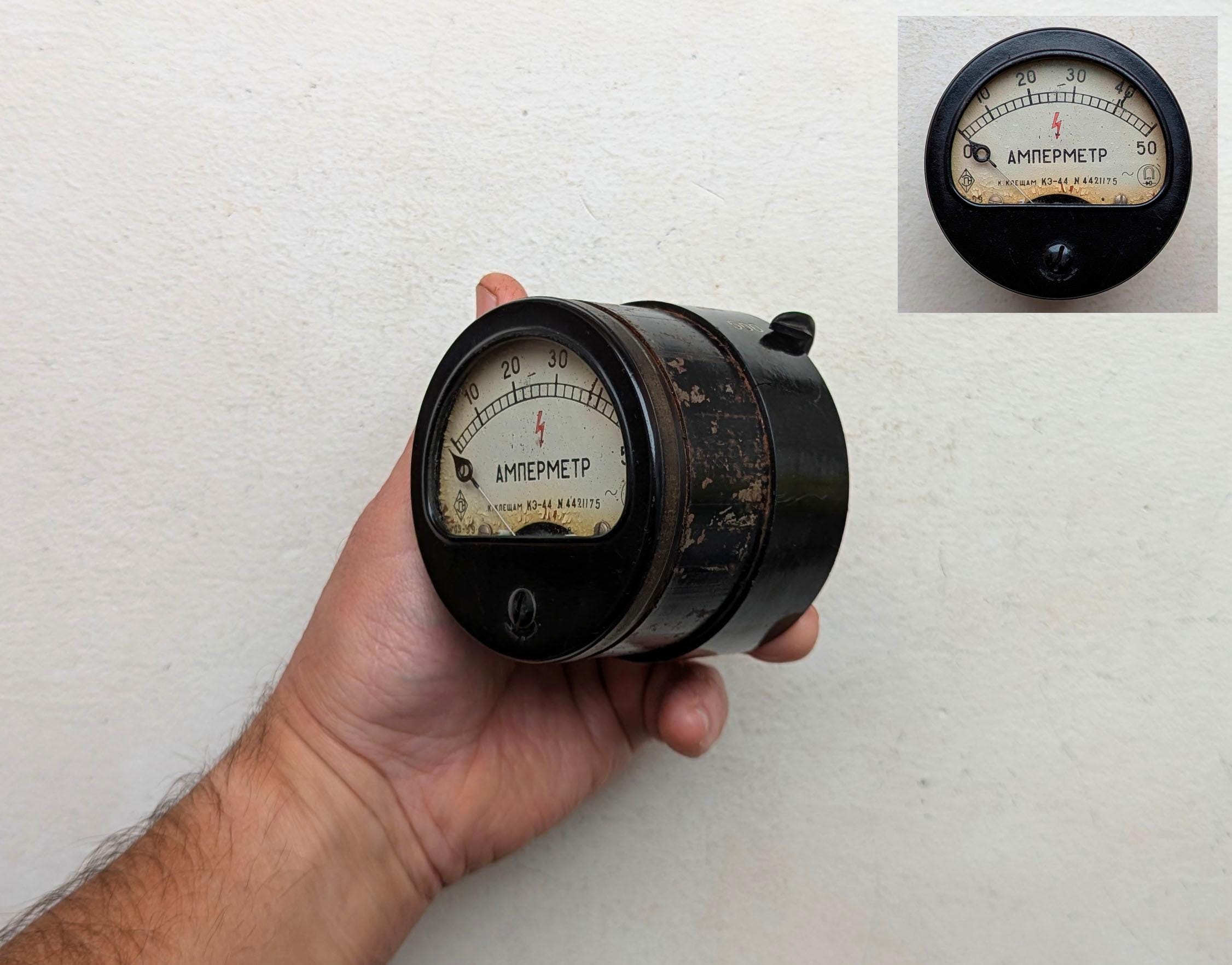 レトロAMMETER Ammeter Vintage - Etsy