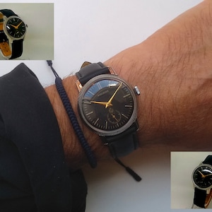 Polshorloge Zwitserland Movado vintage jaren 40 mechanisch 15 steens met roestvrijstalen kast. Onderhouden en loopt prima!