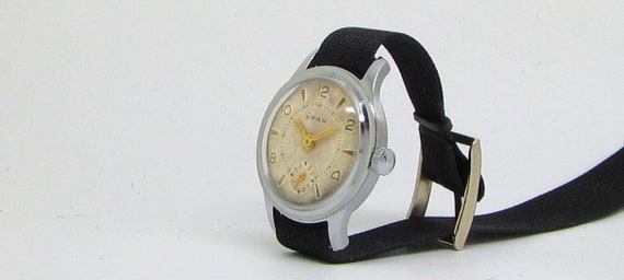 Vintage 50s Soviet Uran Wostok space wristwatch. … - image 5