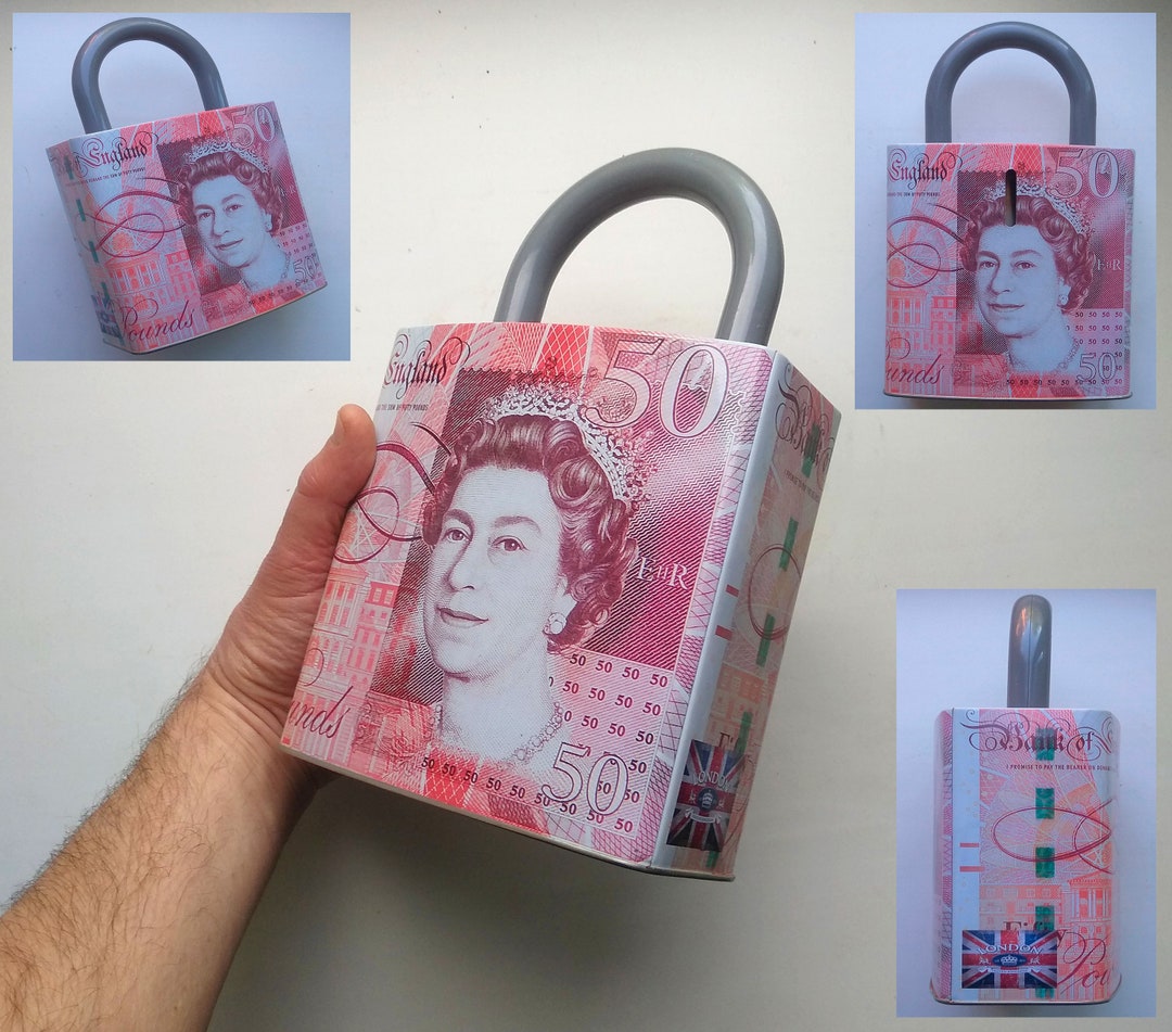Vintage Queen Elizabeth II Money Box Tin, Child's Toy Bank, Queen ...