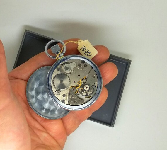 Stopwatch Soviet Vintage 70s Mechanical 1 Button AGAT With