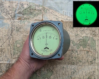 Vintage MIG-29 clock authentic Soviet USSR fighter jet cockpit
