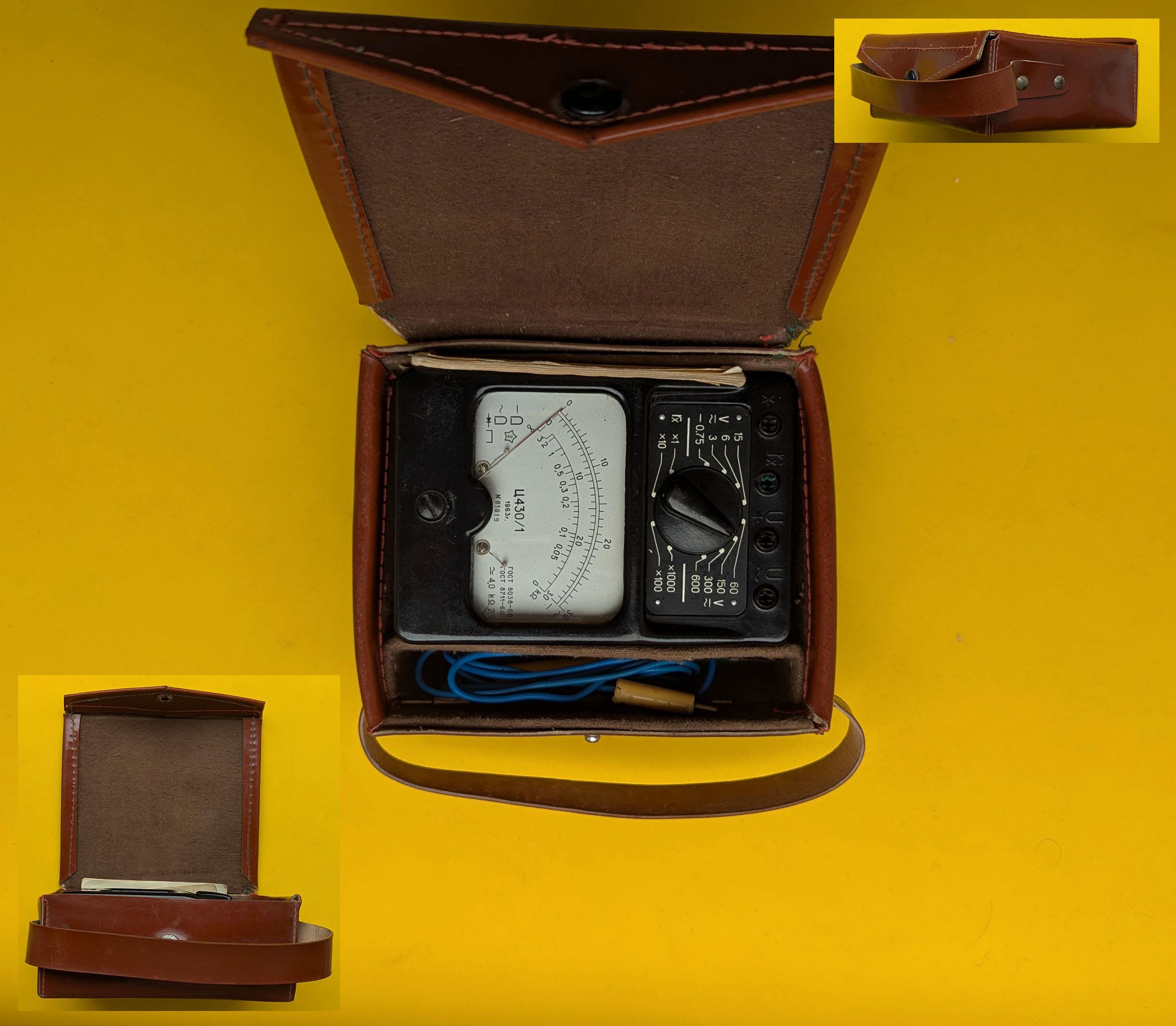 Soviet Electronic Instruments Soviet Scientific Instrument Vintage 1963 Multimeter Ц430/1 Analog ...