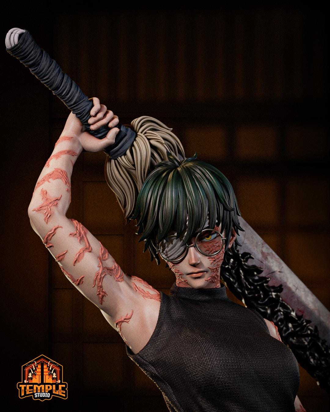 Maki Zenin – 1/6 Scale Resin Figure – Jujutsu Kaisen – Hand-Painted Collectible – Limited Edition – 30cm