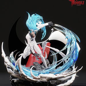 Grimmjow Bleach Resin Figure – Hand Painted 1/6 Scale Collectible | Hollow Form Anime Statue