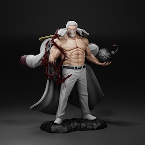Garp 1/6 Scale Resin Statue – Hand Painted | One Piece Collectibles | Marine Hero | Premium Anime Figure