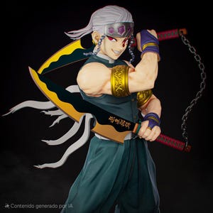 Tengen Uzui Figure 1/6 | Demon Slayer Collectible Resin Statue | Hand Painted Limited Garage Kit