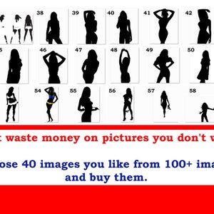 Female Silhouette,Digital Download,Female SVG, Woman Vector, Lady Outline, Girls SVG, Black silhouette clipart, Instant download svg png jpg