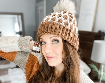 CROCHET PATTERN / Modish Mosaic Hat