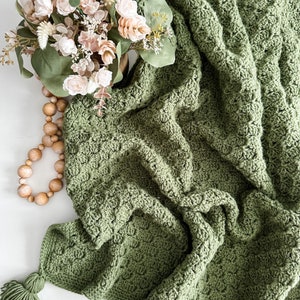 CROCHET PATTERN / Modern C2C Crochet Blanket image 1
