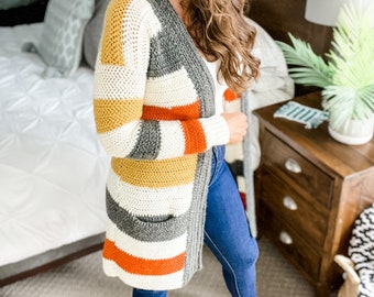 CROCHET PATTERN Everyday Striped 