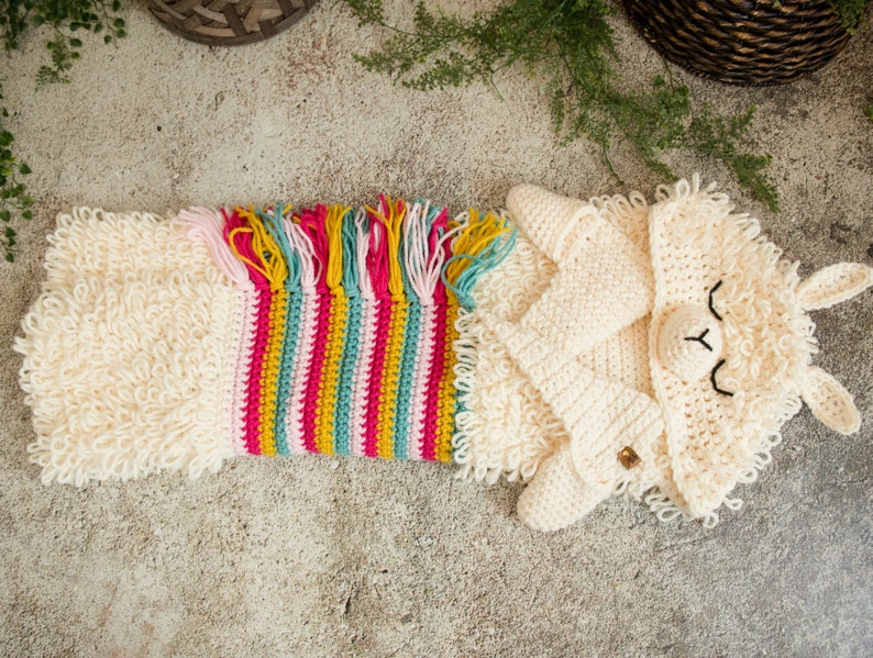CROCHET PATTERN Alpaca my llama Blanket Etsy
