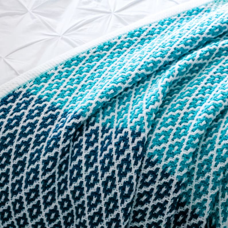 CROCHET PATTERN / Caribbean Coast Afghan image 3