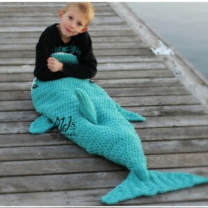 CROCHET PATTERN Dolphin Blanket Crochet Pattern for Dolphin Blanket Soft & Cozy Dolphin Blanket Crochet Pattern image 4