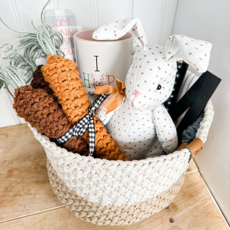 Crochet Pattern/Two-Toned Nesting Baskets image 8