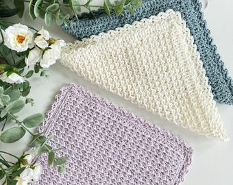 CROCHET PATTERN & VIDEO/ Cozy Cottage Dishcloth, Easy Crochet Dishcloth Pattern, Home Decor, Gifting, Pdf Pattern, Washcloth, Teacher Gift