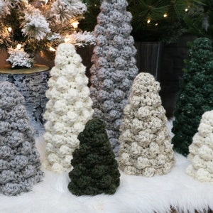 CROCHET PATTERN / Bobble Christmas Tree Sweaters image 2