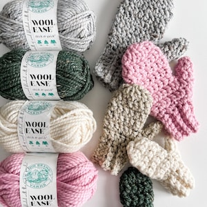 CROCHET PATTERN / Beginner Bulky Mittens