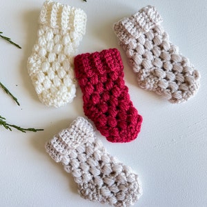 CROCHET PATTERN / MJ's Merry Advent Calendar Crochet Stockings & Mittens image 8