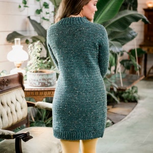 CROCHET PATTERN / Coconut Macaroon Sweater Dress image 6
