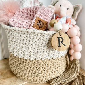 Crochet Pattern/Two-Toned Nesting Baskets image 2