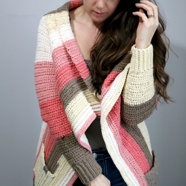 CROCHET PATTERN Piece Of Cake Cardi