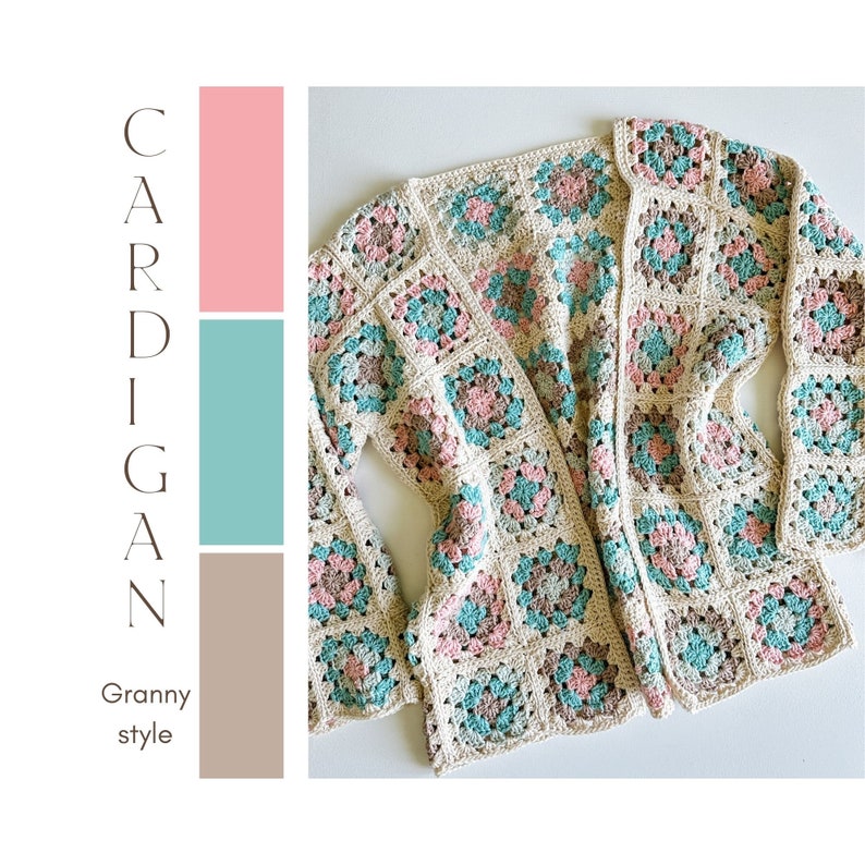 CROCHET PATTERN / Summertime Granny Style Collection Ebook Crochet Patterns image 4