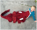CROCHET PATTERN Dragon Blanket - Pdf Digital Download - Bulky & Quick Dragon Blanket Crochet Pattern MJ's Off The Hook Design